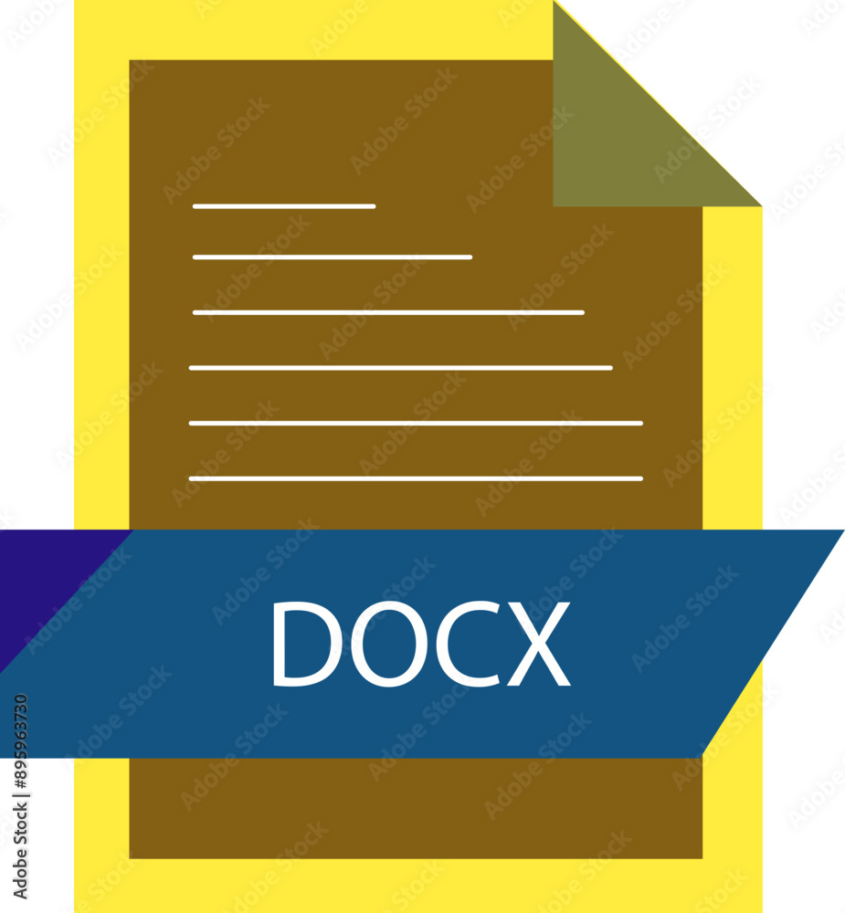 DOCX File format icon modern design DOCX File format icon modern design