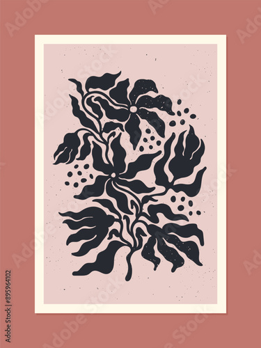 Floral Abstract Vector graphic Art