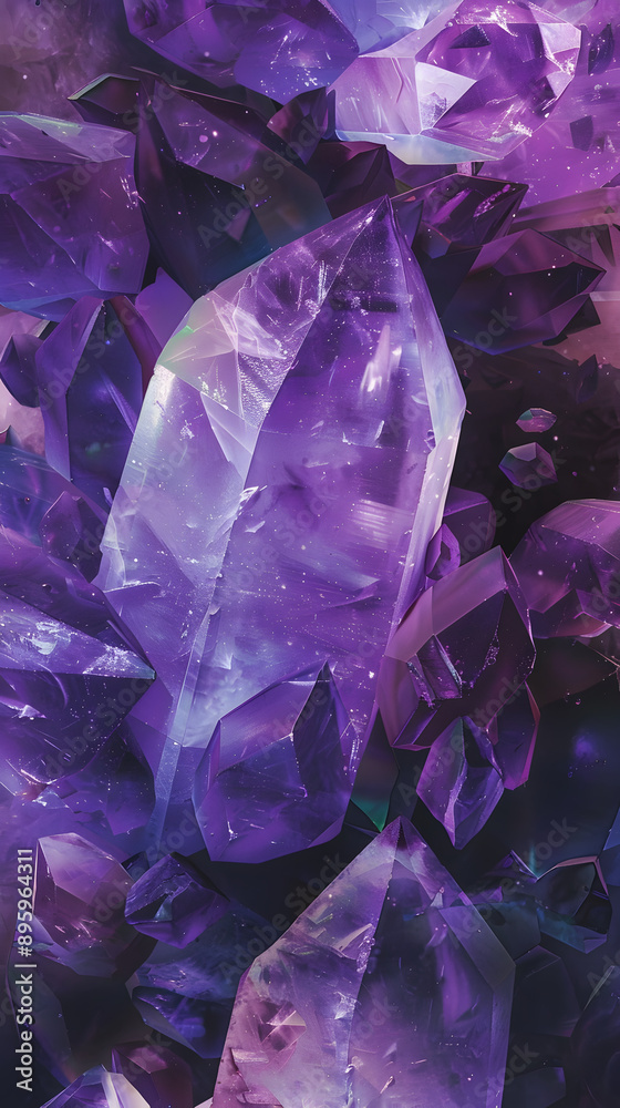 Amethyst texture with background illustration Amethyst texture with background illustration