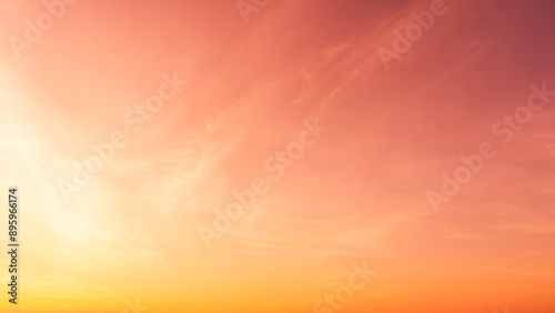 Fototapeta Naklejka Na Ścianę i Meble -  orange sky background