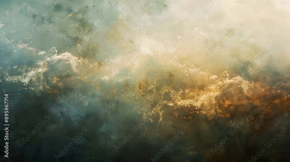 Obraz premium Atmospheric abstraction with background illustration