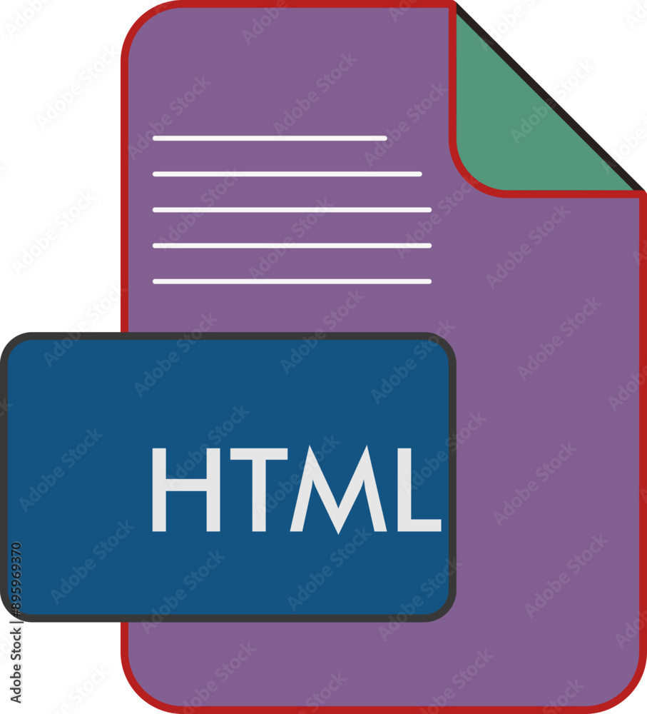 HTML Fille extension icon fIill and outline HTML Fille extension icon fIill and outline