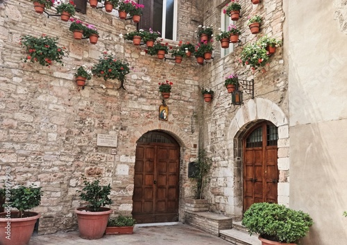 Spello, borgo medievale in Umbria, centro Italia