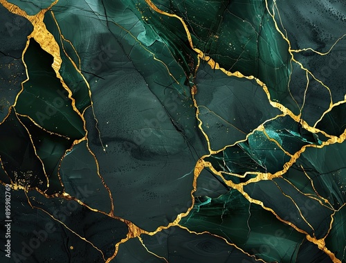 Green marble stone texture ...
