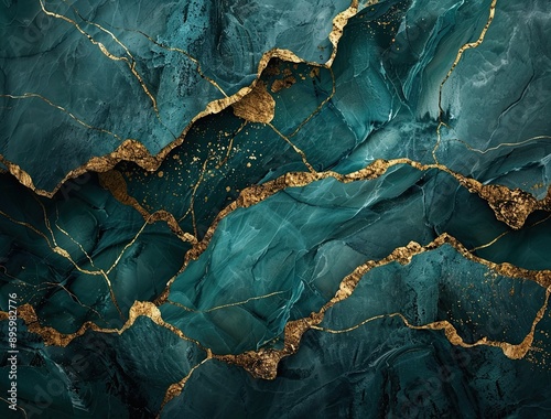 Green marble stone texture ...