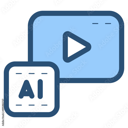 ai video movie icon