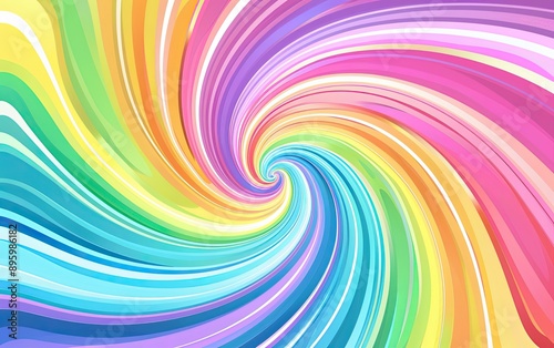 Abstract colorful swirl bac...