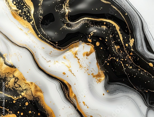 Abstract wave lines backgro...