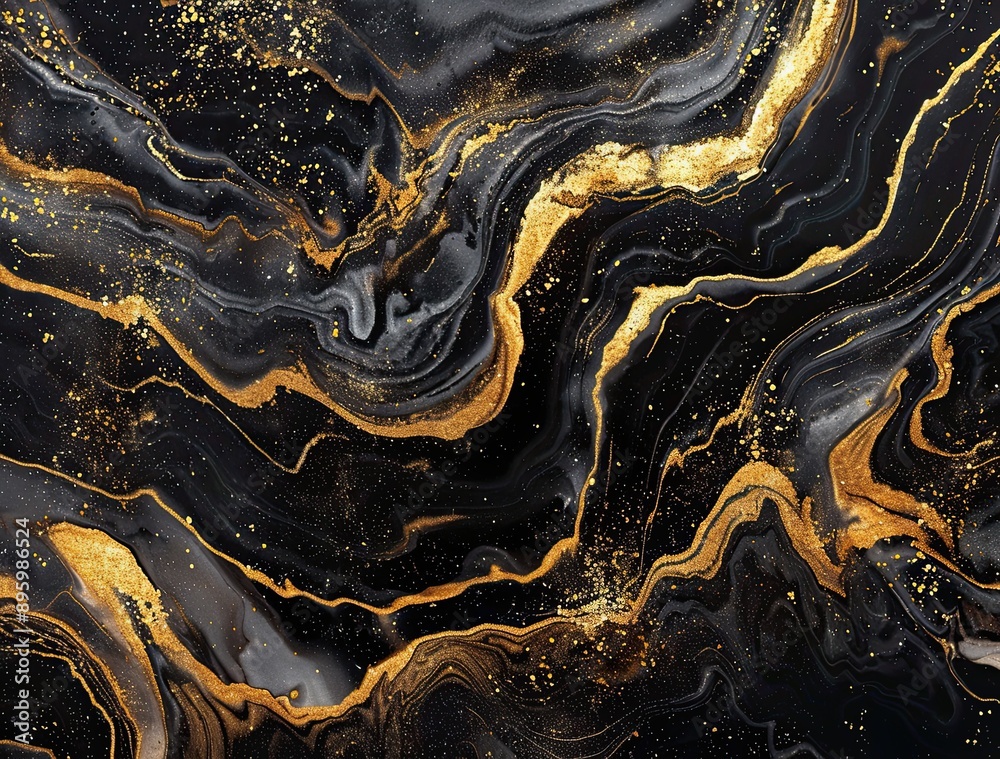 Abstract wave lines background Marble stone texture background material with elements of semi-precious stones and gold Abstract wave lines background Marble stone texture background material with elements of semi-precious stones and gold