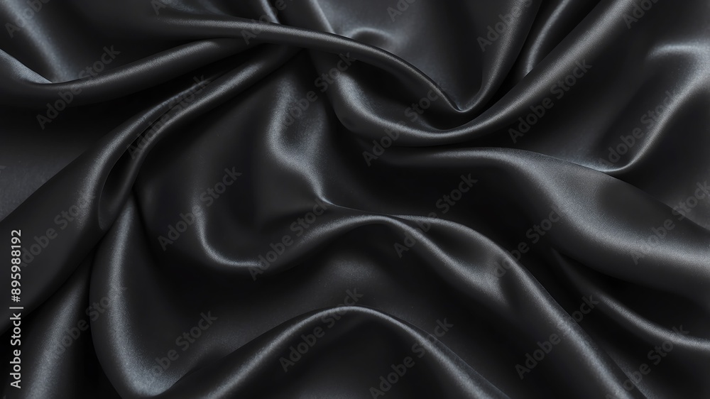 black satin fabric abstract background design black satin fabric abstract background design