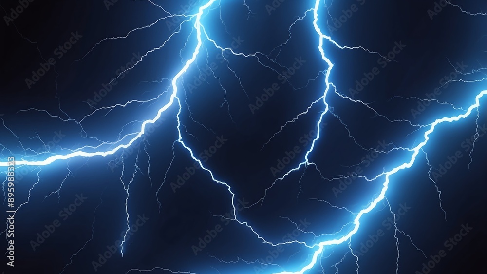 blue lightning bolts abstract background design