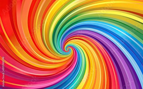 Abstract colorful swirl bac...