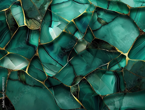 Green marble stone texture ...