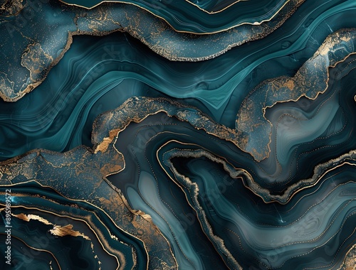 Green marble stone texture ...