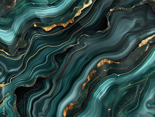 Green marble stone texture ...