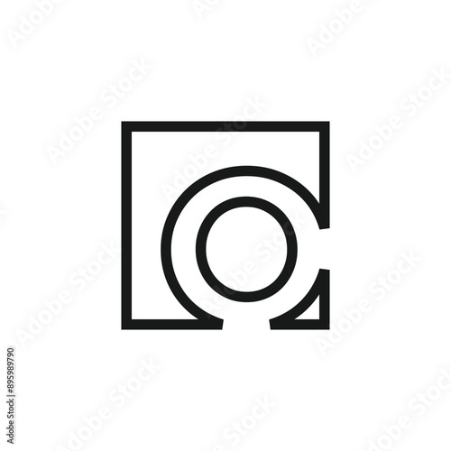 Letter O logo design vector with universal form and creative idea icon