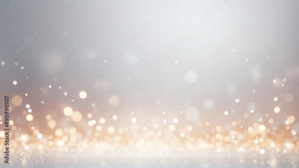 white bokeh lights abstract background design
