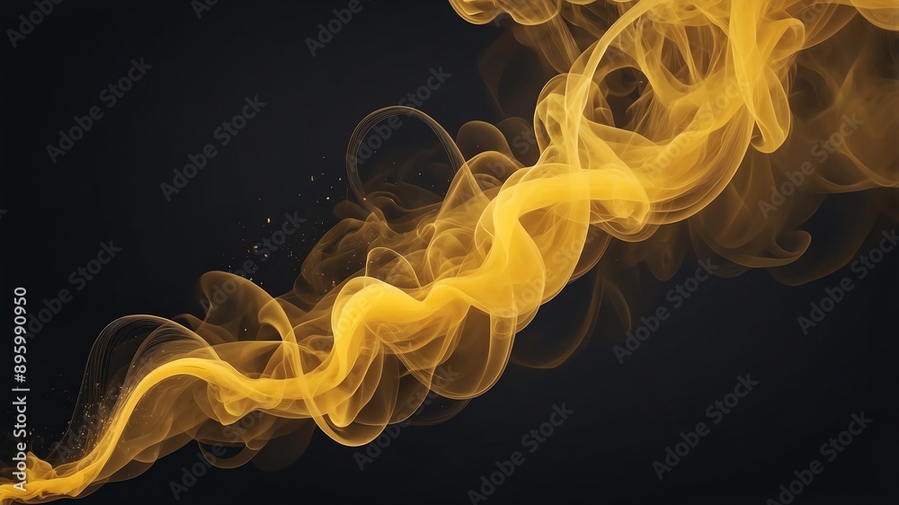yellow smoke trails abstract background design yellow smoke trails abstract background design