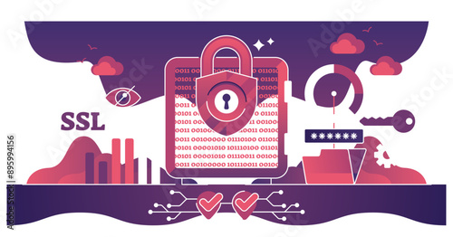 Data security and private file or information protection outline concept, transparent background. Secured folder storage with personal or private info illustration. Confidential digital connection.
