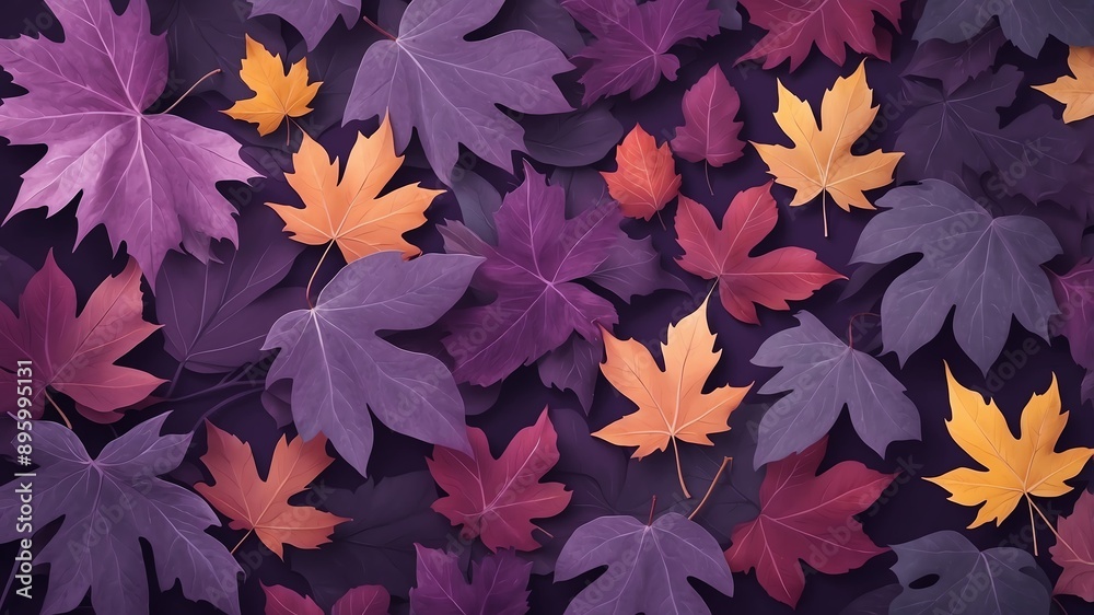 purple autumn foliage abstract background design purple autumn foliage abstract background design