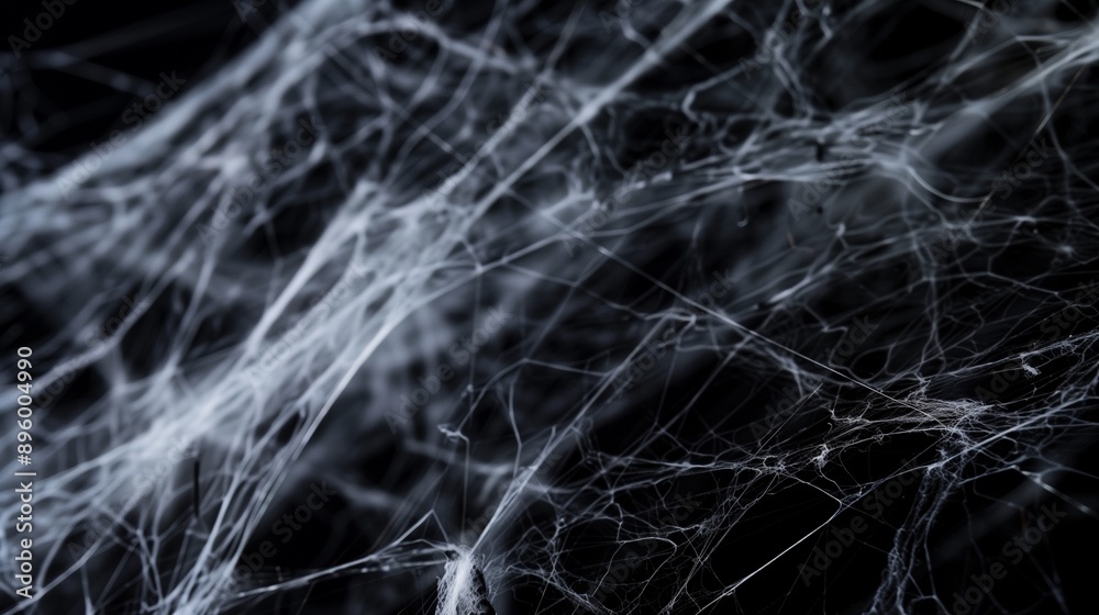 Macro of a spider web with background Macro of a spider web with background