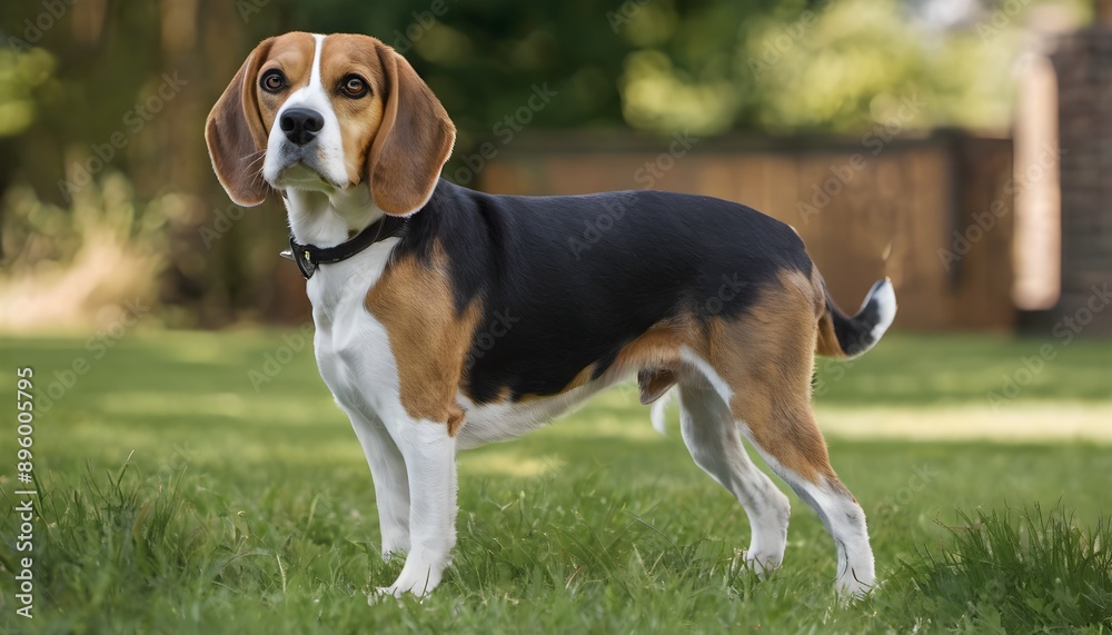 A View of a Beagle Dog A View of a Beagle Dog