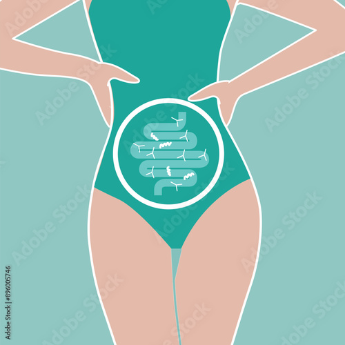 Pancia intestino flora intestinale donna