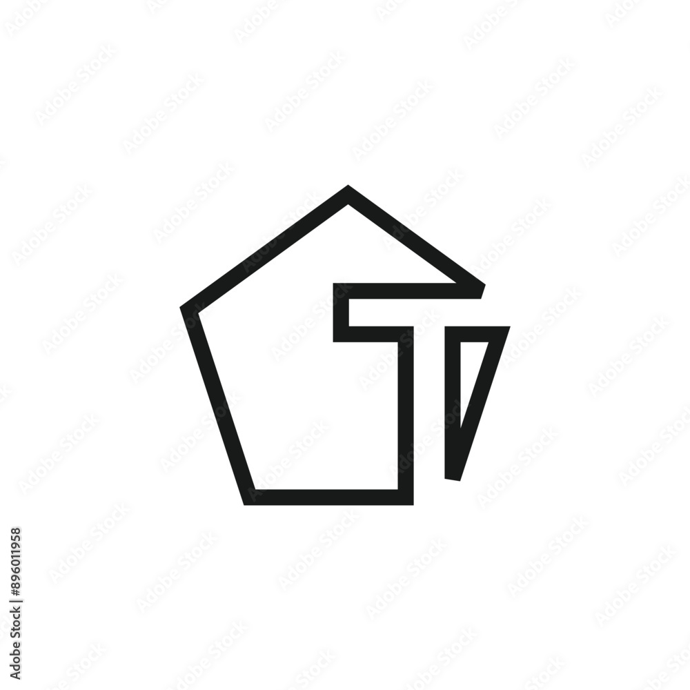 Letter T logo design vector with universal form and creative idea icon Letter T logo design vector with universal form and creative idea icon