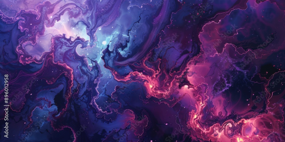 Abstract Cosmic Swirls