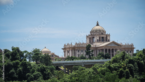 The architecture of Bandar Seri Begawan in Brunei photo