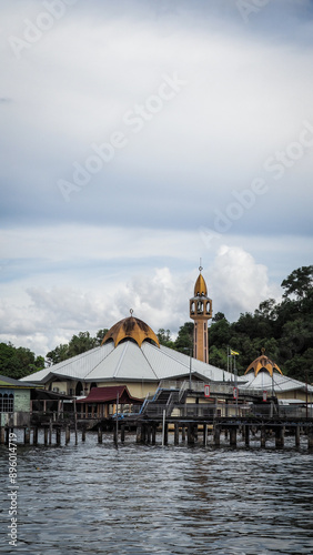 The architecture of Bandar Seri Begawan in Brunei photo