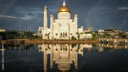 The architecture of Bandar Seri Begawan in Brunei photo