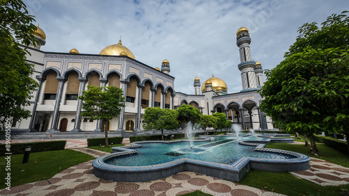 The architecture of Bandar Seri Begawan in Brunei photo
