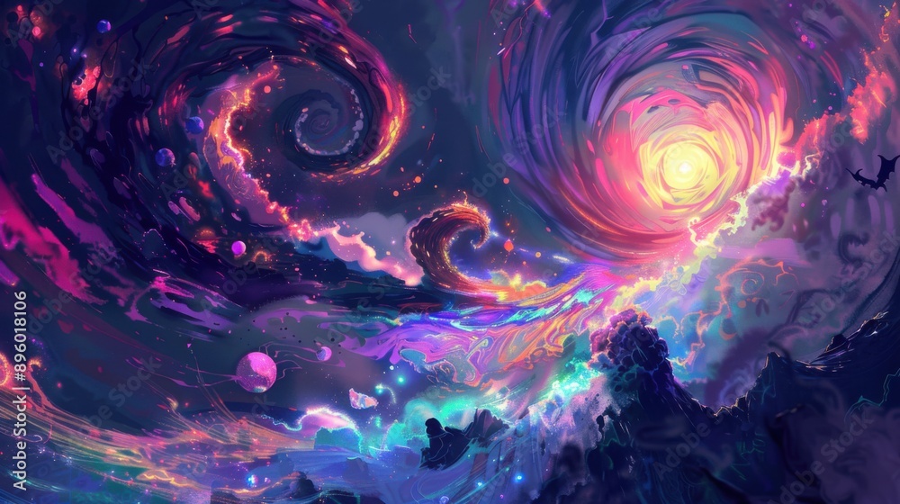 Abstract Cosmic Swirls Abstract Cosmic Swirls
