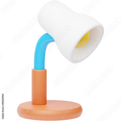 desk lamp 3d icon png photo