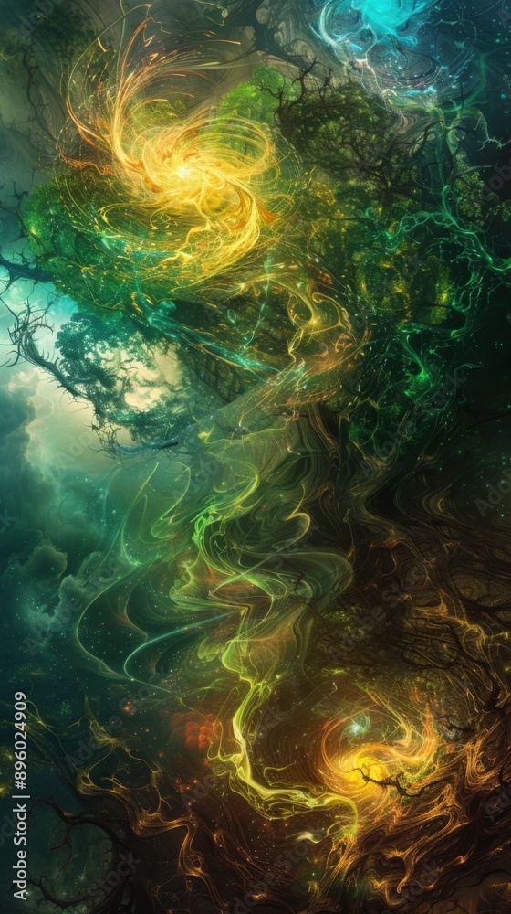 Abstract Cosmic Swirls Abstract Cosmic Swirls