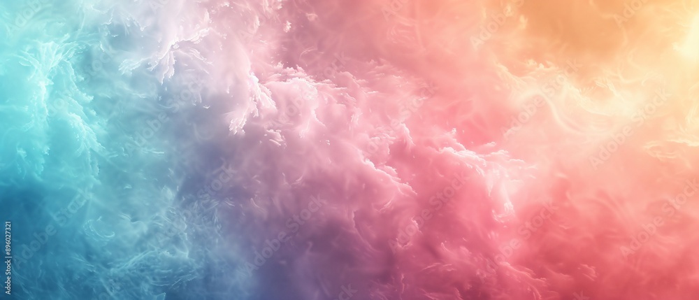 Serene Pastel Gradient Background for Digital Design and Presentations