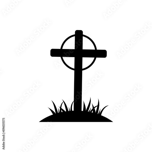 Halloween Gravestone Silhouette