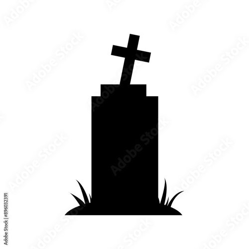 Halloween Gravestone Silhouette