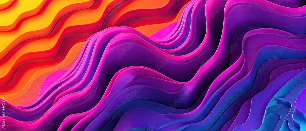 Vibrant abstract 3D wavy background with gradient colors in pink, purple, and orange hues, creating a dynamic and energetic visual effect. Vibrant abstract 3D wavy background with gradient colors in pink, purple, and orange hues, creating a dynamic and energetic visual effect.