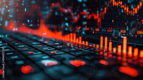 Stock Market Analysis on a Computer Keyboard