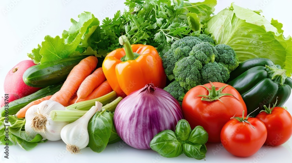 Fresh Vegetables Still Life. Fresh Vegetables Still Life.