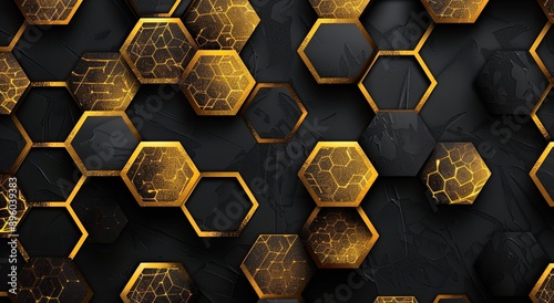 Abstract background with go...