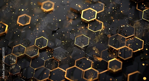 Abstract background with go...