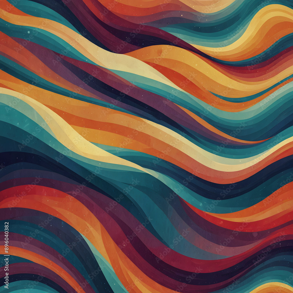 Vibrant geometric pattern with rainbow hues, seamless vector backdrop Vibrant geometric pattern with rainbow hues, seamless vector backdrop