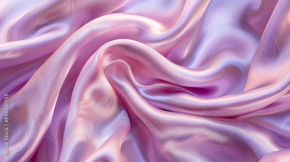 Obraz premium Vibrant silk satin background illustration