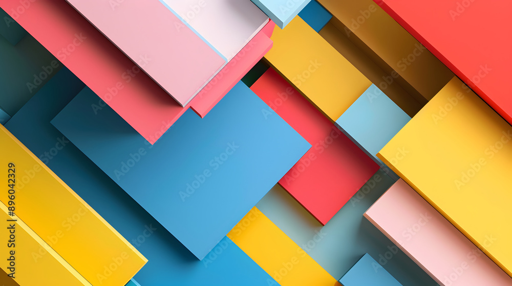 Vivid overlapping rectangles background illustration Vivid overlapping rectangles background illustration