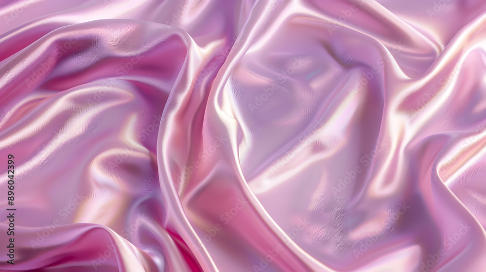 Obraz premium Vivid satin backdrop background illustration