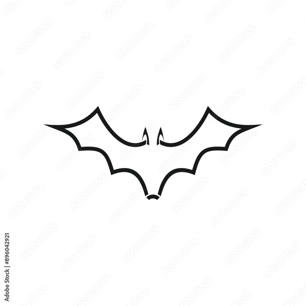 Bat logo design vector with premium illustration and new idea Bat logo design vector with premium illustration and new idea