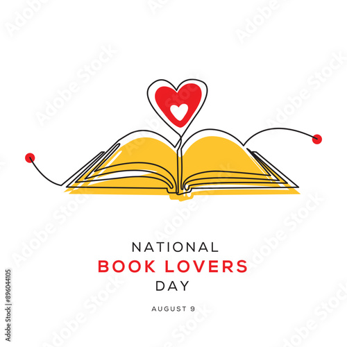National Book Lovers Day, held on 9 August.